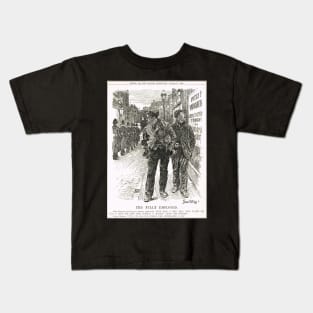 Bernard Partridge Suffragette Punch Cartoon 1908 Kids T-Shirt